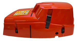 NEW OEM GENUINE 537000702 HUSQVARNA CYLINDER COVER W CLIPS FITS 38XP5 390XP - Picture 1 of 3