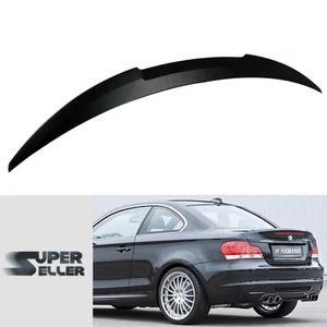 Painted Fit For BMW 07-13 E82 M4 Type Trunk Spoiler Wing 2013 123d 125i ABS - Picture 1 of 1