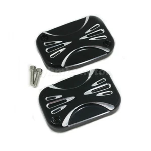 Front CNC Brake Master Cylinder Cover Fit For Touring Street Glide 2008-16 - Bild 1 von 6