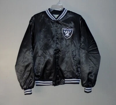 Chaqueta negra vintage 1992 Los Angeles Raiders Locker Line adulto XL Oakland Vegas Foto 1 de 4