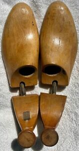 Vintage Wood Wooden Stretchers Shoe Tree Forms - Size 8/9 - Yugoslavia