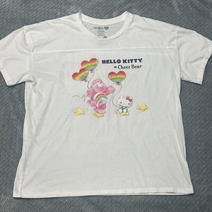 Hello Kitty And Friends Cheer Bear Sanrio T shirt XXL Short Sleeve White Tee - Picture 1 of 7