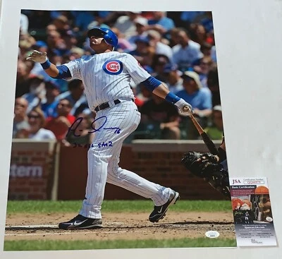 Foto firmada por Aramis Ramírez de los Chicago Cubs 16x20 autografiada 3x All Star Insc. JSA Foto 1 de 2