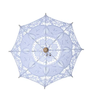 Nuevo Paraguas de Encaje para Boda Artesanía Sombrilla Hueca Fotografía Nupcial utilería Foto 1 de 4