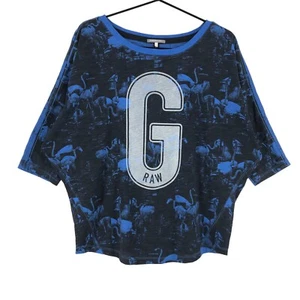 G-STAR RAW Round Neck Kimono Sleeve Elen Women T-Shirt Size S - Picture 1 of 9