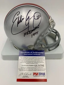 EDDIE GEORGE signed/auto'd OHIO STATE BUCKEYES VSR4 mini helmet HEISMAN 1995-PSA - Picture 1 of 6