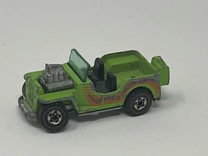 VINTAGE 1974 REDLINE HOT WHEELS GREEN GRASS HOPPER USED - Picture 1 of 5