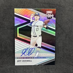 Jeff Criswell 2020 Elite Extra Edition Signatures #58 Autograph Auto Oakland A's