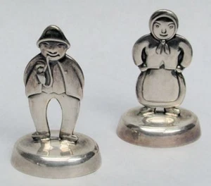 DELIGHTFUL FIGURAL 0,800 SILBER DEUTSCH GROSSELTERN PLATZ SITZSET - Bild 1 von 4