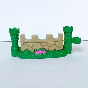Fisher Price Little People CASTLE STONE GARDEN FENCE Barn Farm House Connect - Picture 1 of 2