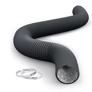 3 Inch 8FT Non-Insulated Air Aluminum Ducting for Heating Cooling Ventilation - Picture 1 of 7