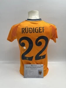 Koszulka Real Madryt Antonio Rüdiger podpisana adidas La Liga COA XS - Zdjęcie 1 z 7