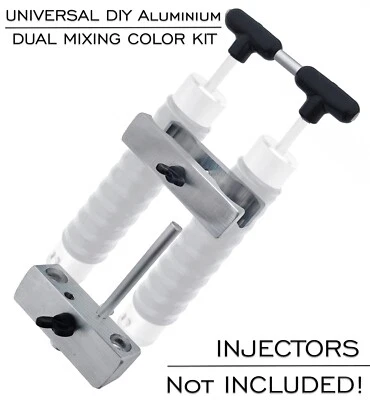 Universal Dual Mixing KIT Aluminum Soft Plastic Lure Mold Injector 45 ml/ 120 ml - Bild 1 von 4