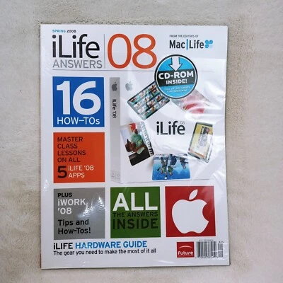 Mac Life Magazine Spring 2008 iLife Answers All The Answers Inside w/ CD - Image 1 of 4