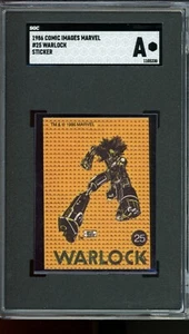 Warlock #25 - 1985 Comic Images Marvel Stick - Authenticated - SGC A - MCU  - Picture 1 of 2