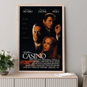 Casino 1995 Movie Poster Wall Decor Film Art Print Canvas Poster - Picture 1 of 5