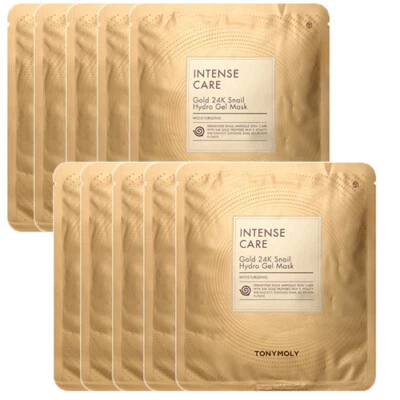 Máscara Hidrogel Caracol Oro 24K Cuidado Intenso TONYMOLY 25g Newist Ver Hecha en Corea Foto 1 de 4