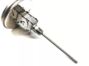 NEU ASHCROFT 50 EL 60 E 060 5"" BIMETALLTHERMOMETER 6"" STIEL 0/250F 2A621 - Bild 1 von 3