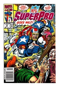 NFL SUPERPRO 10 (VF/NM 9.0) 1991 VARIANTE EDICOLA ULTRA RARA * - Foto 1 di 2