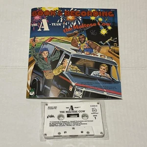 Vintage The A-Team The Maltese Cow Talking Story Book & Cassette 1984 - Imagen 1 de 6