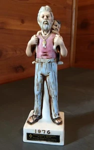 1 EMPTY 1976 HOFFMAN "BEAULAUIER" CERAMIC MINI-DECANTER - Bild 1 von 12