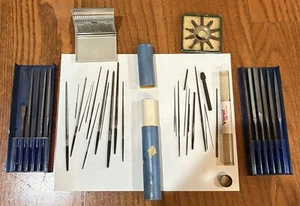 Watch Repair- Grobet Files, Drill Bits, Cutting Broaches, 10 Prong Key -VTG - Picture 1 of 17