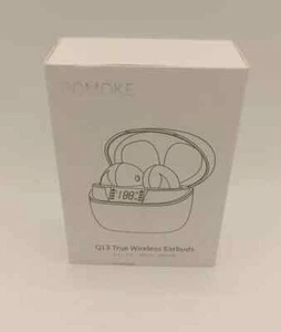 Auriculares inalámbricos verdaderos ROMOKE Q13 en blanco/negro A98 - Imagen 1 de 2