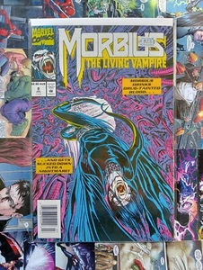 Morbius: The living Vampire #8 APV Newstand (1993) RARE AUSTRALIAN PRICE VARIANT - Picture 1 of 6