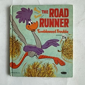 The Road Runner : Tumbleweed Trouble 1971 Whitman Tell-A-Tale Book VINTAGE - Picture 1 of 24