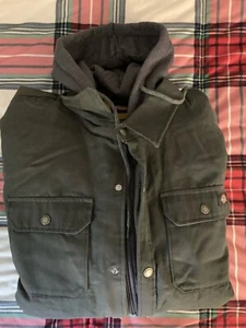 Dickies Hooded Insulated Shirt Jacket Mens 3XL Gray New - Picture 1 of 16