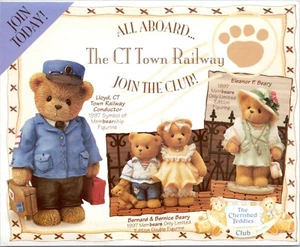 1997 Cherished Teddies Mitgliedschaft Anmeldeformular - CT Town Railway - Teddybären - Bild 1 von 4