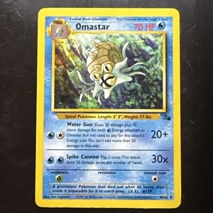 Juego de Cartas Coleccionables Pokémon Omastar Fossil 40/62 Regular 1999-2000 Magos Conjunto Base Copyright... - Imagen 1 de 3