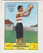 Panini Campioni Dello Sport 1968-69 card #395 Panagiotis Paraskevopoulos Greece