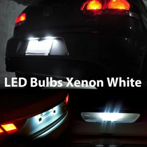 For TT Mk1 1998-2006 8N A2 Xenon White LED Number Plate Light 2Pcs Bulbs Canbus - Bild 1 von 8