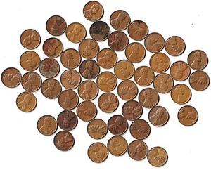 Wheat Back Pennies - 50 - Picture 1 of 1