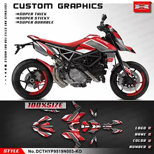Kungfu Graphics SuperMoto Decal for Hypermotard 950 2019 2020 2021 2022 2023 - Foto 1 di 7