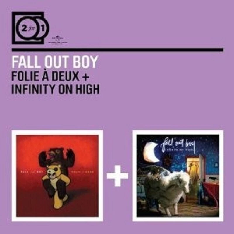 FALL OUT BOY - 2 FOR 1: FOLLIE A DEUX/INFINITY ON HIGH 2 CD++++++++++++ NEU - Bild 1 von 1