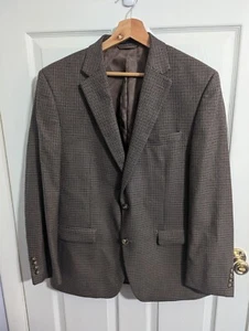 Lauren Ralph Lauren Herren 42R Blazer Fischgrät Braun Hellbraun Jacke Top - Bild 1 von 6