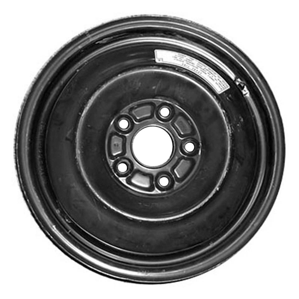 64022 Reconditioned OEM 15x4 Black Steel Wheel fits 2012-2014 Honda Civic Sedan - Image 1 of 1