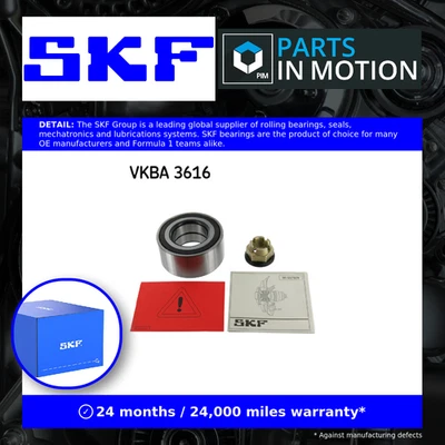 Wheel Bearing Kit fits VAUXHALL VIVARO X83 2.5D Front 03 to 14 SKF 4408669 New - Image 1 of 4