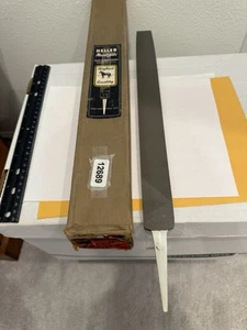 New Vintage Heller 16” Flat Smooth File - Picture 1 of 5