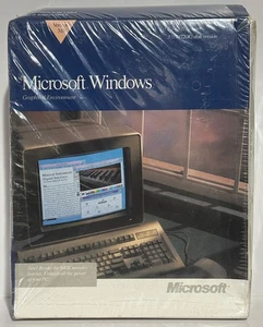 New Sealed Windows 3.0 For DOS Systems, 3.5" (720K) Disk Version. - Picture 1 of 5