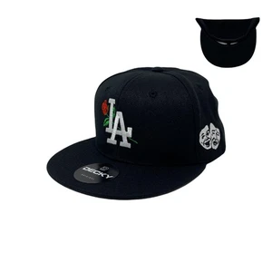 Los Angeles LA Laugh Now Cry Later WHT Masks Snapback Hat  - Imagen 1 de 9