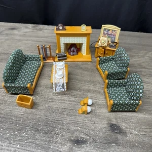 Sylvanian Families Calico bellissimo set soggiorno vittoriano verde scuro - Foto 1 di 6
