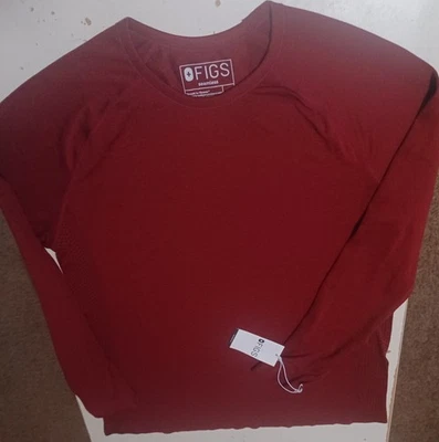 Новый фигурки Makato бесшовный длинным рукавом Underscrub рубашка - мужской большой красный (?) - Изображение 1 из 4