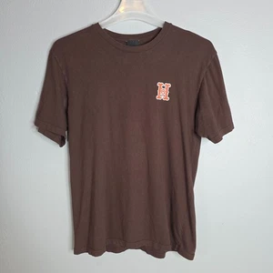 HUF Thrasher Worldwide Shirt braun Gr. M doppelseitige Grafik Skate Streetwear - Bild 1 von 5