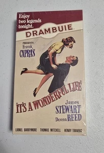 It's A Wonderful Life DRAMBUIE Promo VHS NEW SEALED Black & White - Picture 1 of 6