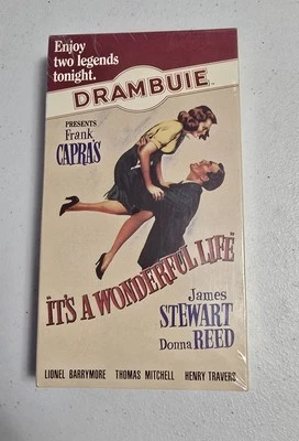 It's A Wonderful Life DRAMBUIE Promo VHS NEW SEALED Black & White - Image 1 of 4