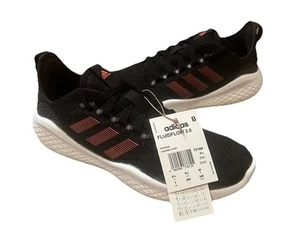 Scarpe da ginnastica Adidas Fluidflow 2.0 "Black Solar Red" da uomo (taglia UK 6,5) FZ1986 - Foto 1 di 21