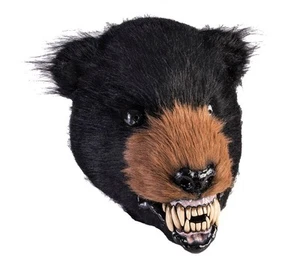 Scary Bear Latex Adult Costume Mask - Picture 1 of 1
